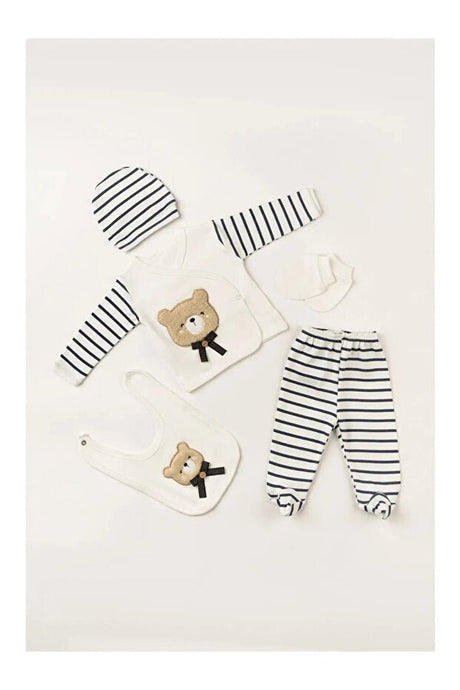 Luxury Embroidered Newborn Boy Bodysuit Gift Set - TryAladdin