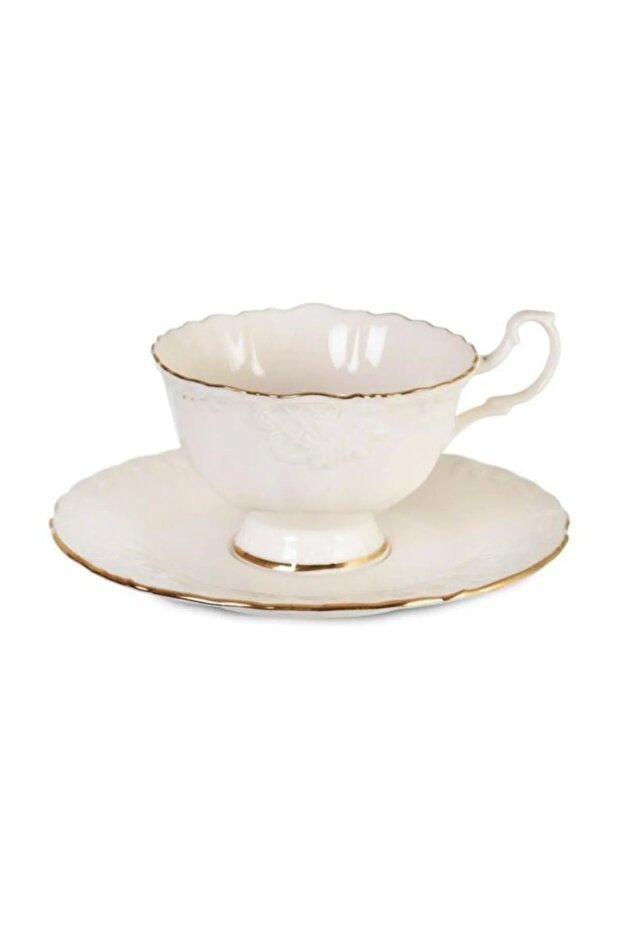 Luxury Gold Gilded Porcelain Turkish Coffee Cup Set - 6 Piece - TryAladdin