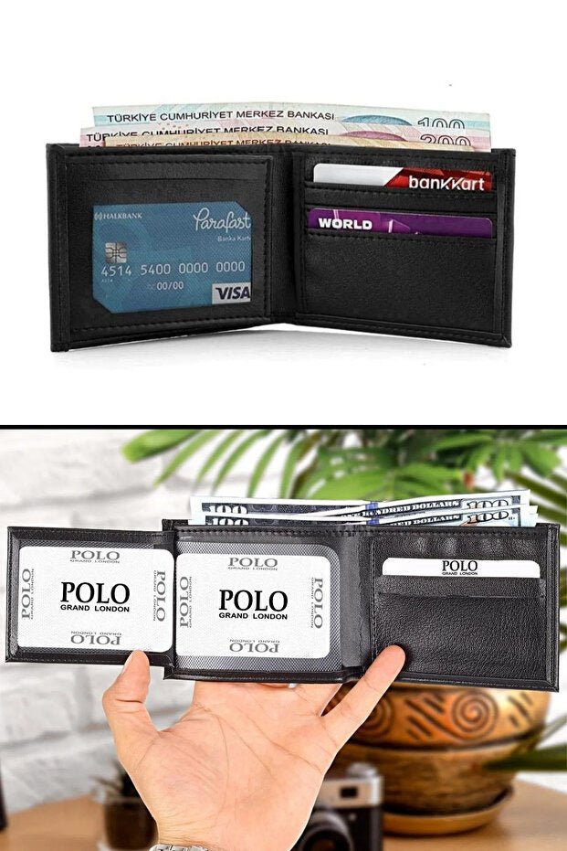 Luxury Leather Men's Belt & Wallet Gift Set - 2 - Piece - TryAladdin