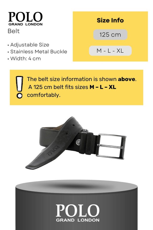 Luxury Leather Men's Belt & Wallet Gift Set - 2 - Piece - TryAladdin