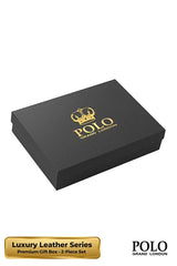 Luxury Leather Men's Belt & Wallet Gift Set - 2 - Piece - TryAladdin