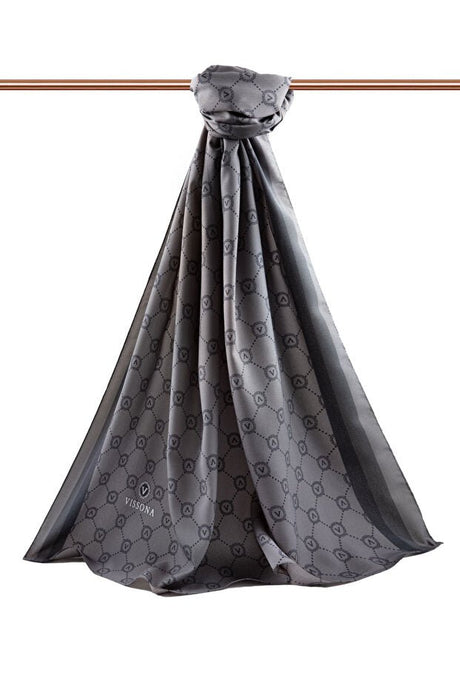 Luxury Medina Silk Monogram Shawl - Wrinkle - Free - TryAladdin