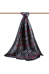 Luxury Medina Silk Plaid Shawl - Wrinkle - Free - TryAladdin