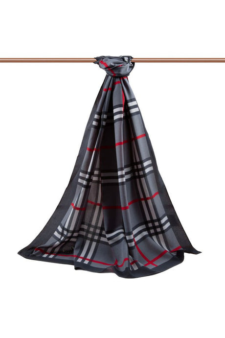 Luxury Medina Silk Plaid Shawl - Wrinkle - Free - TryAladdin