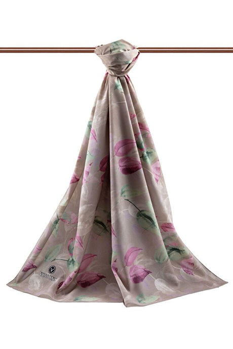 Luxury Medina Silk Shawl - Autumn Pink Wrinkle - Free - TryAladdin