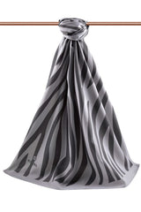 Luxury Medina Silk Shawl - Timeless Grey - TryAladdin