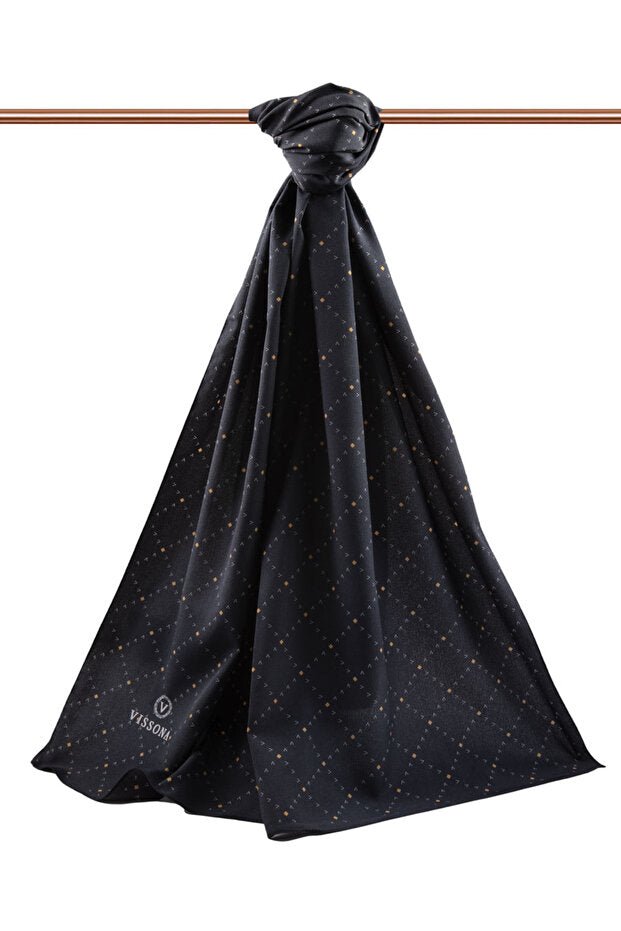 Luxury Medina Silk Shawl - V - Pattern, Wrinkle - Free - TryAladdin