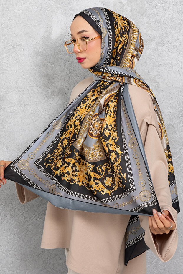 Luxury Silk Voile Shawl Italian Stitch - TryAladdin