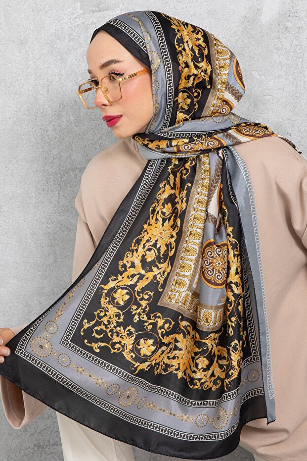 Luxury Silk Voile Shawl Italian Stitch - TryAladdin
