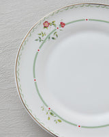 Professional Grade Bone Porcelain Dinnerware Set 24 Piece 6 Person Colorful Design