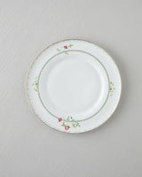 Professional Grade Bone Porcelain Dinnerware Set 24 Piece 6 Person Colorful Design