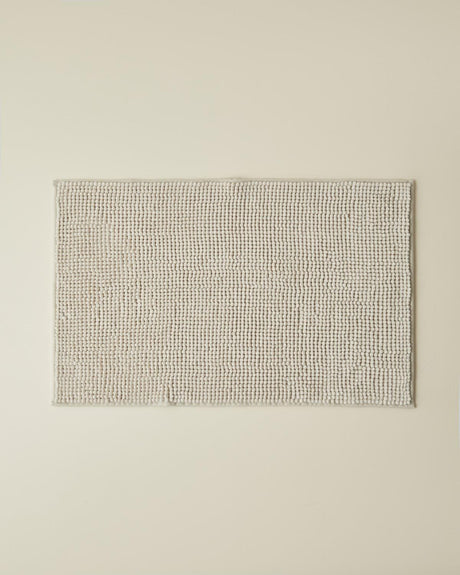 Professional Anti-Slip Macaroni Textured Bath Mat - Beige