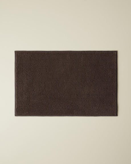 Premium Macaroni Textured Non-Slip Bath Mat - Brown