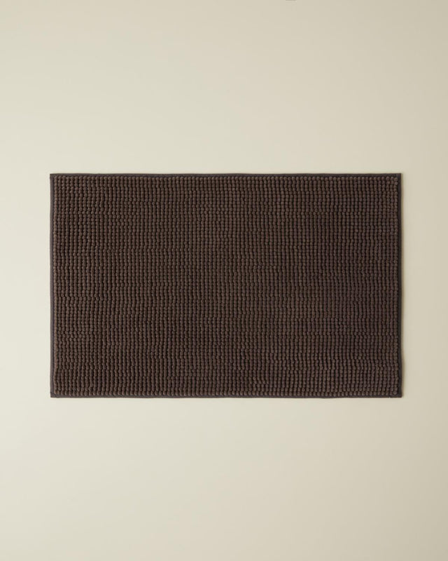 Premium Macaroni Textured Non-Slip Bath Mat - Brown