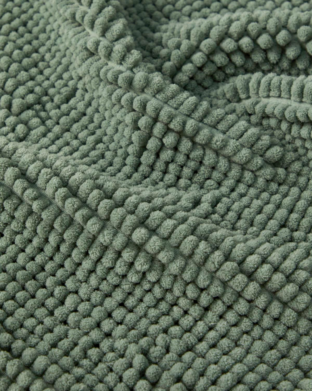 Professional Grade Macaroni Texture Non Slip Bath Mat Green