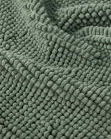 Professional Grade Macaroni Texture Non Slip Bath Mat Green