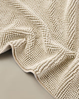 Professional Non Slip Bathroom Mat Set Plush Absorbent Beige