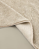 Professional Non Slip Bathroom Mat Set Plush Absorbent Beige