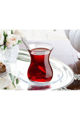 Madame Coco Candide Premium Turkish Tea Glasses - 6 - Piece 150ml Set - TryAladdin