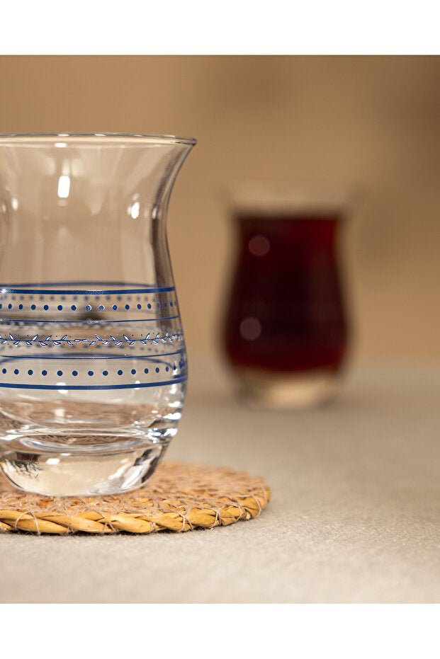 Madame Coco Mathis Premium Turkish Tea Glasses - 6 - Pack 168ml - TryAladdin