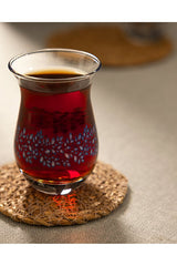 Madame Coco Premium Lela Authentic Turkish Tea Glasses Set - 6 x 168ml - TryAladdin