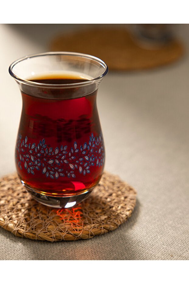 Madame Coco Premium Lela Authentic Turkish Tea Glasses Set - 6 x 168ml - TryAladdin