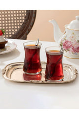 Madame Coco Premium Turkish Tea Glass Set - 6 Pieces - TryAladdin