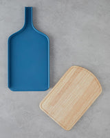 لوح تقطيع خشبي احترافي - أزرق