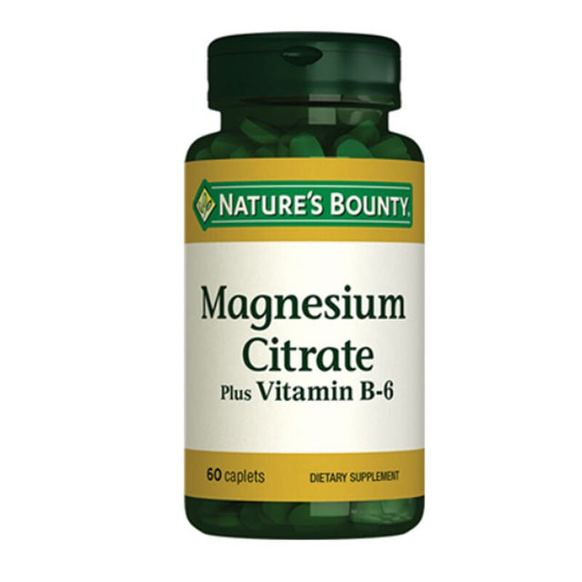 Magnesium Citrate & Vitamin B6 - Essential Mineral Support Caplets - TryAladdin