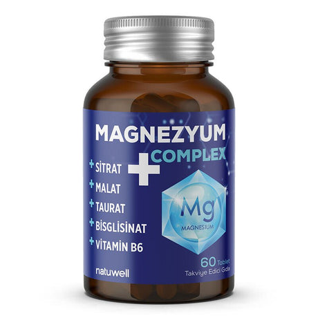 Magnesium Complex + Vitamin B6 - Energy & Nerve Support Tablets - TryAladdin