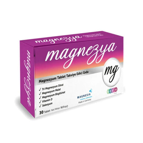 Magnesium Complex with D, B6, Selenium - Daily Multimineral Support Tablets - TryAladdin