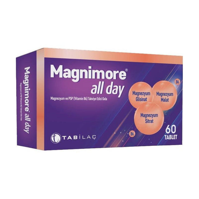 Magnesium & P5P (Vitamin B6) - Daily Nutritional Support Tablets - TryAladdin
