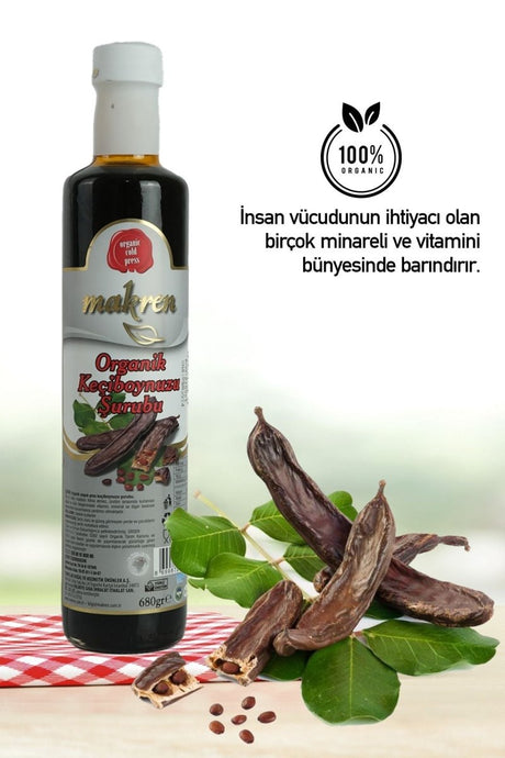 Makren Natural Organic Carob Molasses Syrup - 680g - TryAladdin