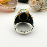 Malachite Stone Men's Ring