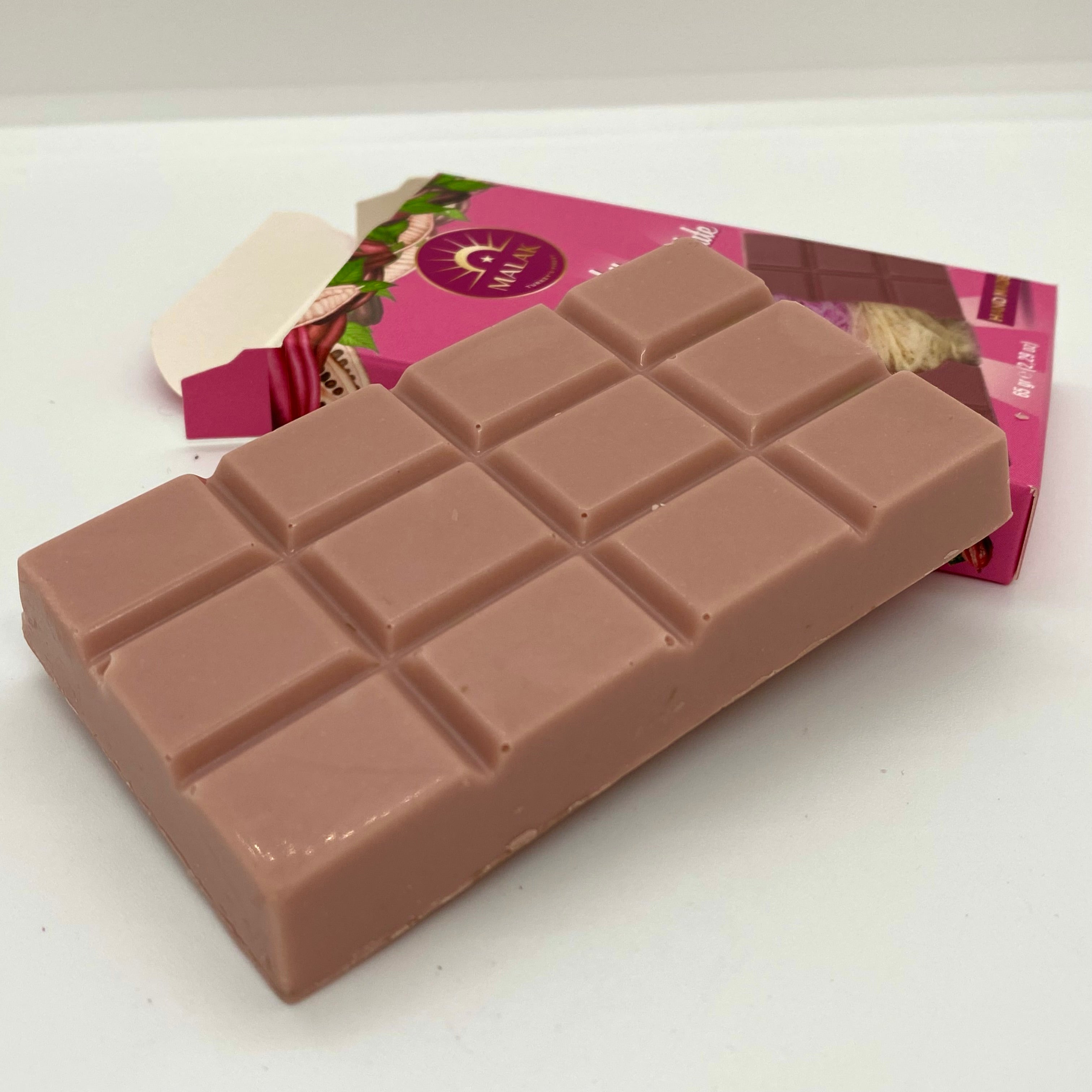 Malak Angel Hair Ruby Chocolate with Pistachio & Cotton Candy - 65gr - TryAladdin