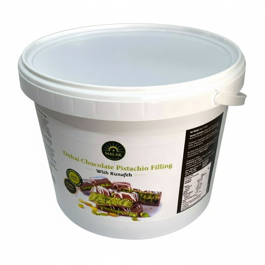 Malak Dubai Chocolate Pistachio Filling with with Kunafeh - 20% Pistachio - TryAladdin