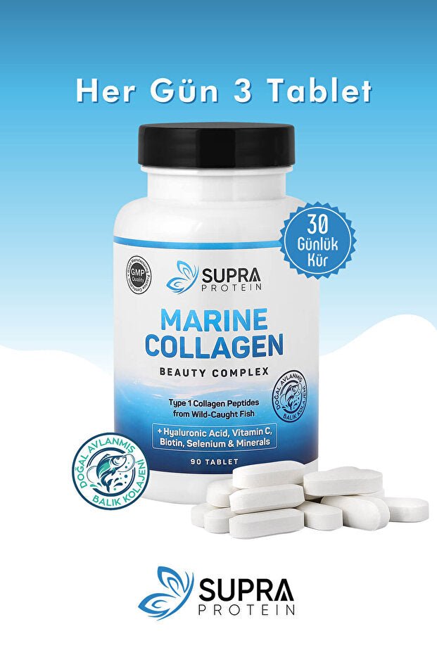 Marine Collagen Beauty Complex - 90 Tablets - TryAladdin