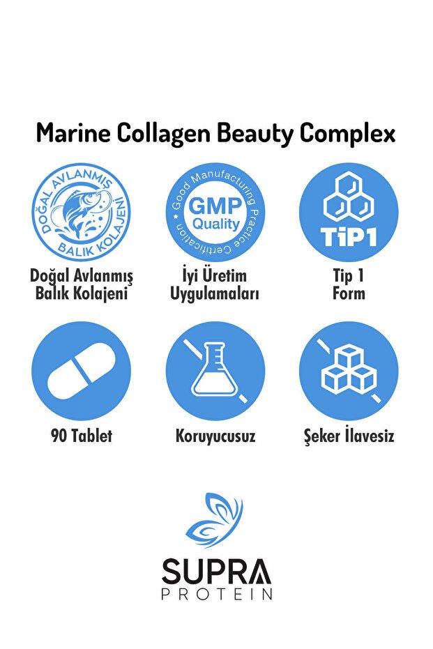 Marine Collagen Beauty Complex - 90 Tablets - TryAladdin
