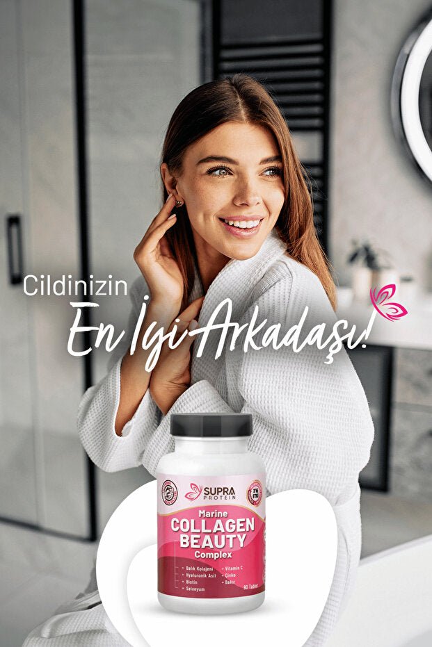 Marine Collagen Beauty Complex - 90 Tablets for Skin, Hair & Nails - TryAladdin