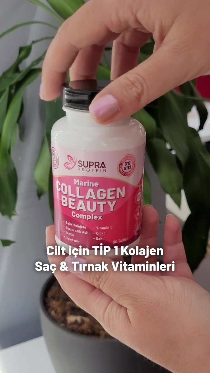 Marine Collagen Beauty Complex - 90 Tablets for Skin, Hair & Nails - TryAladdin