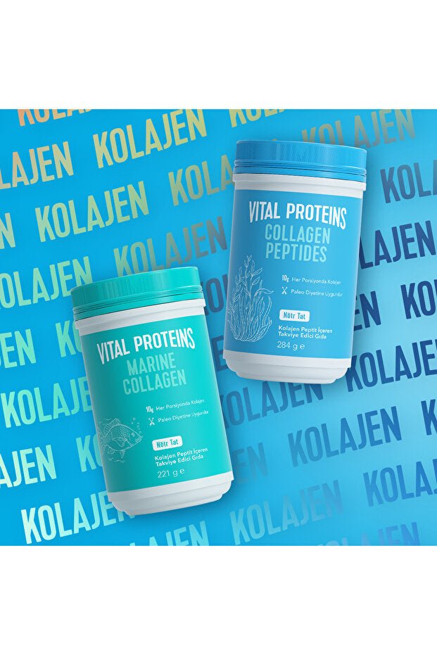 Marine Collagen Powder - 221g x 2 Jars for Skin & Joints - TryAladdin