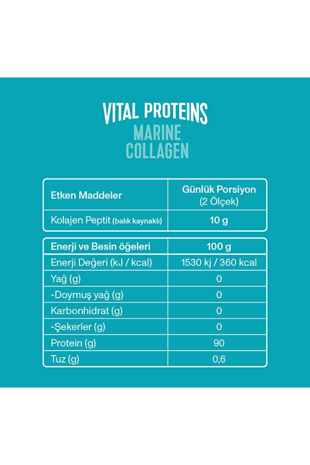 Marine Collagen Powder - 221g x 2 Jars for Skin & Joints - TryAladdin
