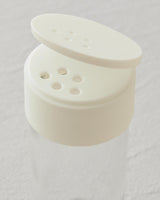 Professional 6 Piece Glass Spice Jar Set   Cream Finish