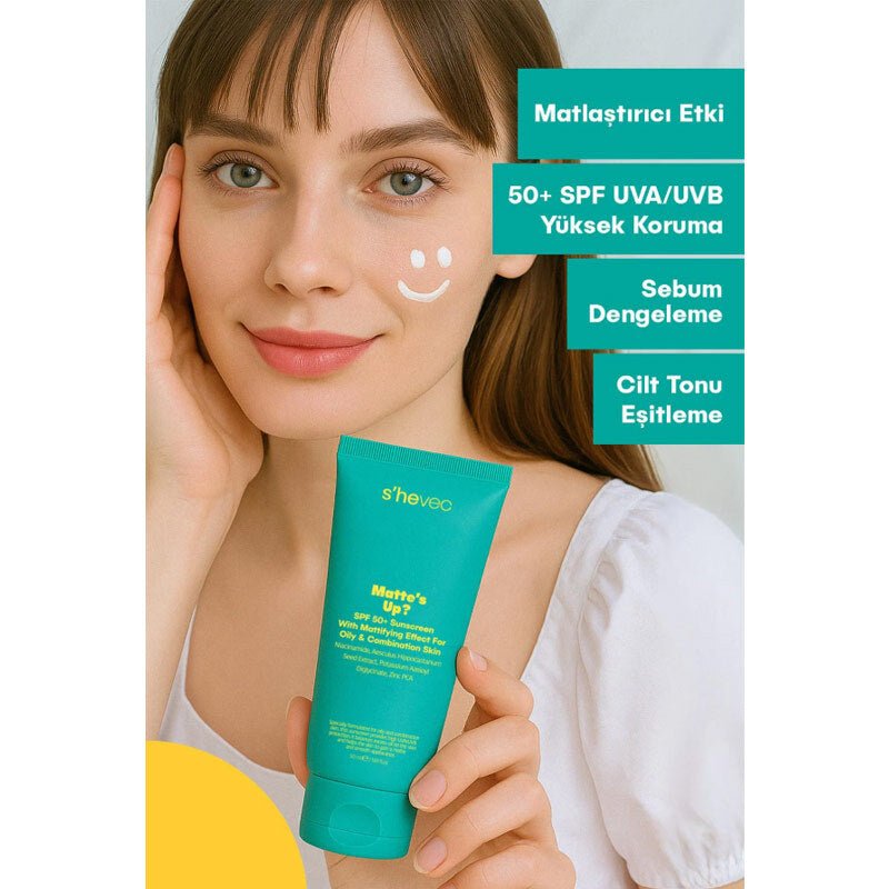 Matifying Sun Cream - SPF 50+ Sebum Balancing for Oily & Combination Skin - TryAladdin