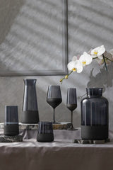 Matte Black Professional Turkish Tea Set - 12 - Piece Set - TryAladdin