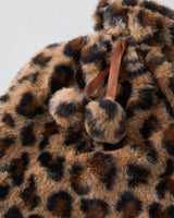 Professional Plush Hot Water Bottle 2L Brown Black