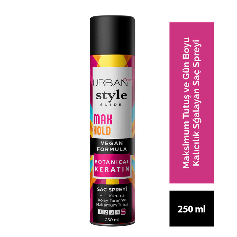 Max Hold Hair Spray - Strong Styling Finish 250 ml - TryAladdin