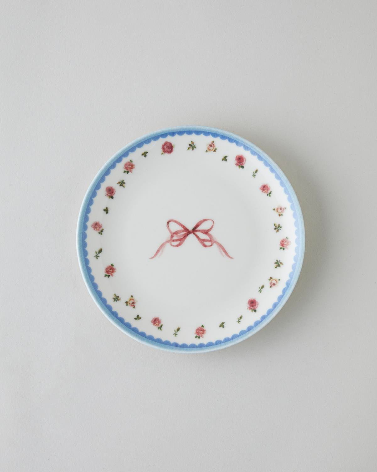 Premium Porcelain Dessert Plate Set   6 Piece   Vibrant Assortment