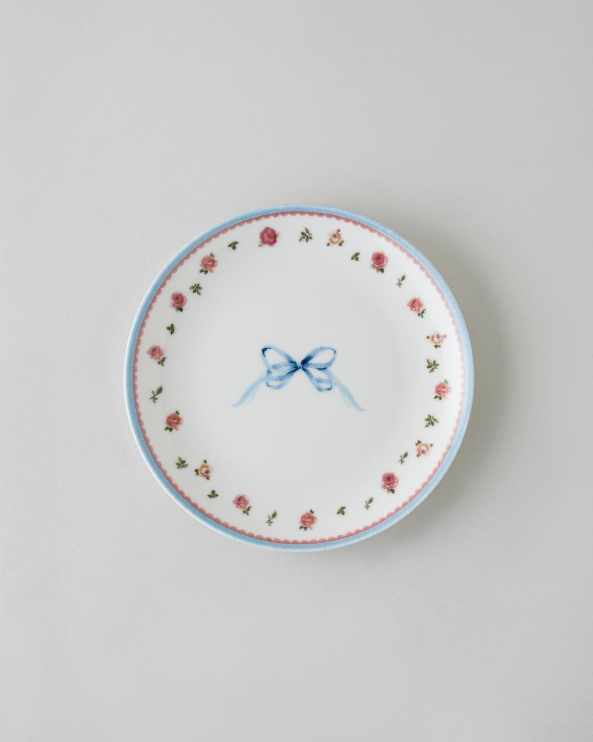 Premium Porcelain Dessert Plate Set   6 Piece   Vibrant Assortment