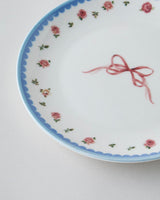 Premium Porcelain Dessert Plate Set   6 Piece   Vibrant Assortment